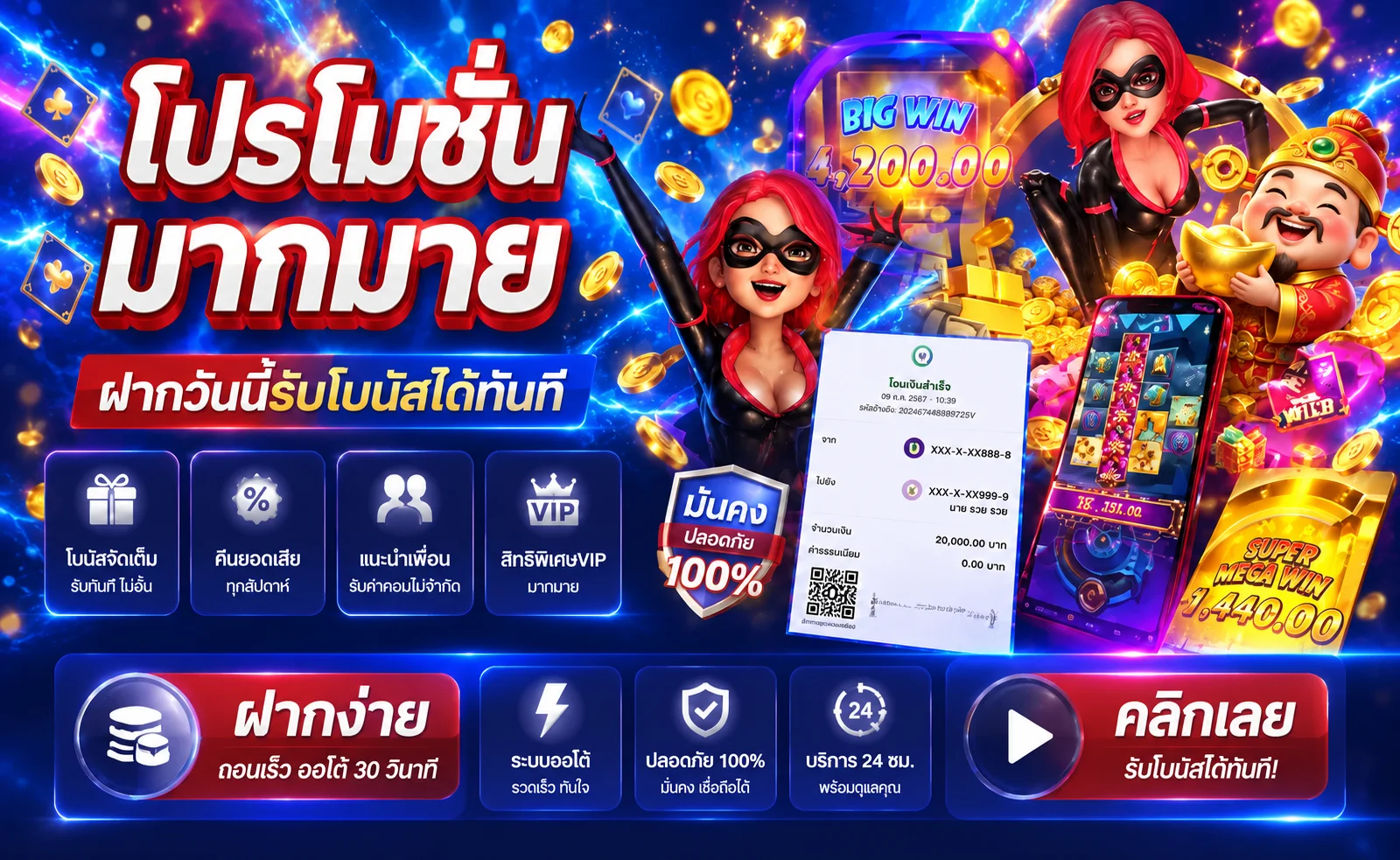 โปรโมชั่น COMBO-X หลายรูปแบบในหน้าเดียว